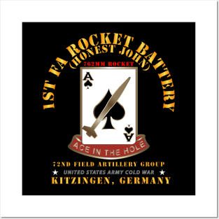 1st FA Rocket Battery (HJ) - 72nd FA GP - Kitzingen Germany Posters and Art